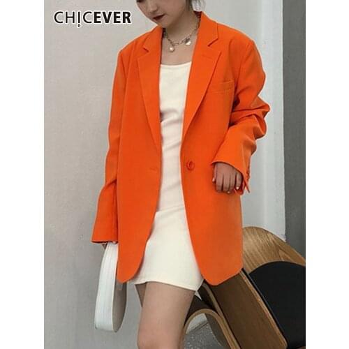 Женские прямые пиджаки CHICEVER China At AliExpress