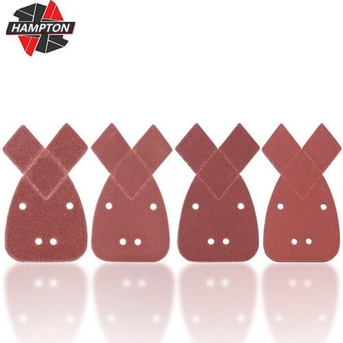 40pcs Sanding Sheets 40 -240 Grit Mouse Sanding Sheets Pads 4 Hole Orbital Sandpaper Abrasive Tools Polishing Paper