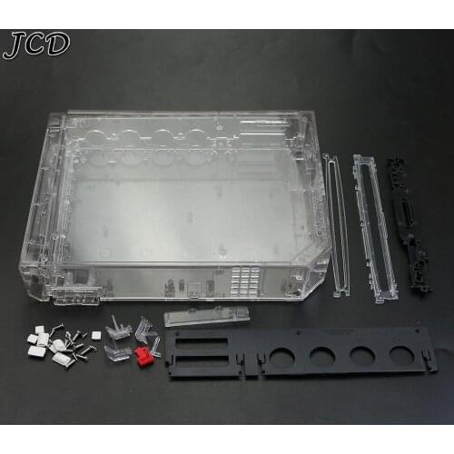 JCD 6 Colors housing case cover for wii Nintendo wii console replacement housing shell with full retail parts