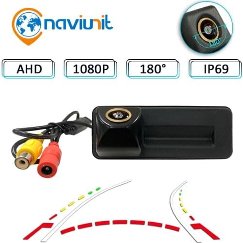 Naviunit For Audi Skoda Fabia Octavia Yeti superb HD night vision car trunk handle reverse parking rear view camera
