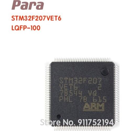 STM32F207VET6 IC MCU 32BIT 512KB FLASH 100LQFP series microcontroller Chip New& Original
