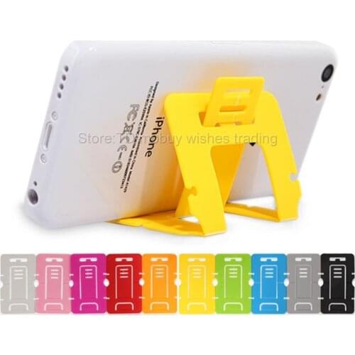 3pcs/Lot Mobile Cell Phone Handy Mini Card Folding Stand Lazy Holder for iPhone 7/6s/6/plus/Xiaomi mi 5s/redmi 4A/note 4X/4/pro