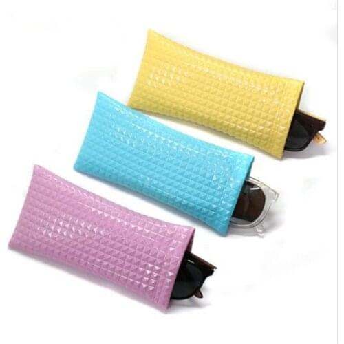 Fashion New Sunglasses Bag PU Leather Bullet Portable High-end Waterproof Glasses Protector Bag Storage