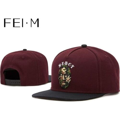 FEI M Fashion MERCY Adjustable Snapback Cap Camo Man Baseball Cap Outdoor Adult Casual Sports Sun Hat Drop Shipping 4