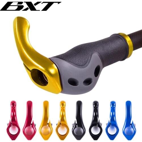 MTB Comfortable Bike Handlebar Grips Aluminum Rubber Bike Bicycle Grips LOCK-ON Ergonomic Bar ends Handlebar Bicycle Parts Grips