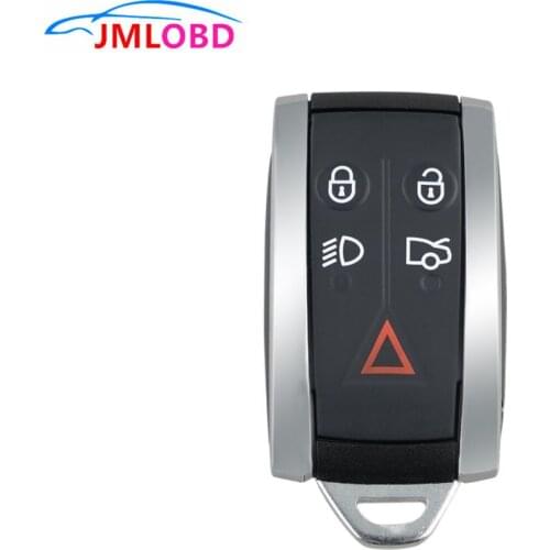 2020 NEW car key shell case for Jaguar X TYPE S XKR XF XK Land Rover 5 buttons remote smart key fob case shell blade