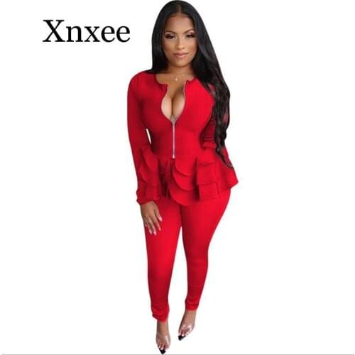 Office Style Autumn Elegent Womens Suit Two Piece Set Women Long Sleeve Suit Pants 2 Piece Set Female Winter Two Pieces Set
