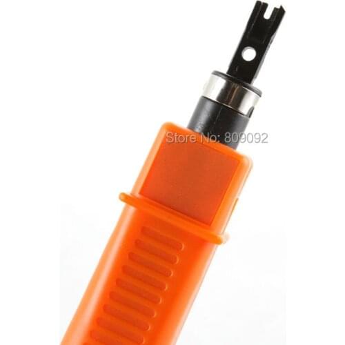 RJ45 RJ11 Network Punch Down Tool 110 88 type with Adjustable spring impact mechanism