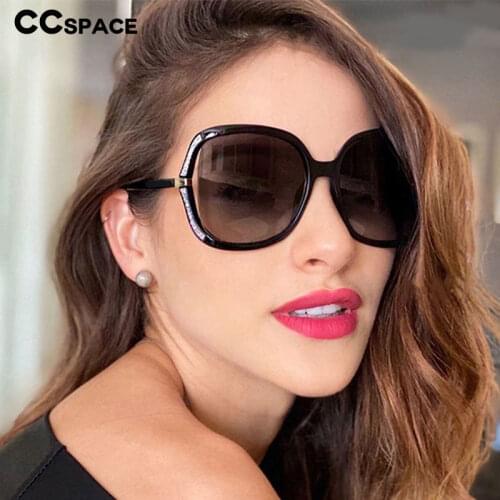48217 Big Frame Gradient Sunglasses Square Men Women Fashion Shades UV400 Vintage Glasses