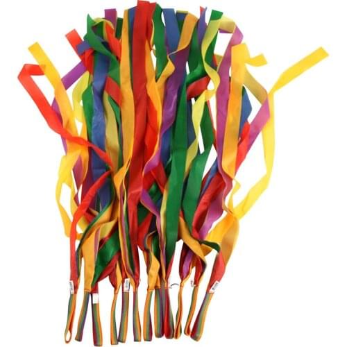 Sport Dance Rainbow Ribbon Kids Gym Rhythmic Gymnastics Art Gymnastic Exercises Cheerleading Fitness New Arrival