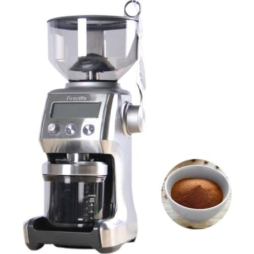 220V Intelligent Electric Coffee Grinder DIY Grinding Coffee Beans Commercial Espresso Coffee Maker BCG800