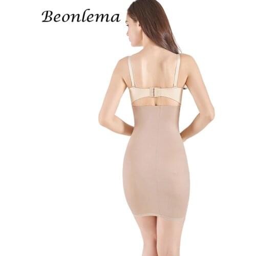 Beonlema Women Butt Tummy Shaping Half Slips High Waist Butt Lift Shapewear Stretchy Underwear Shaper