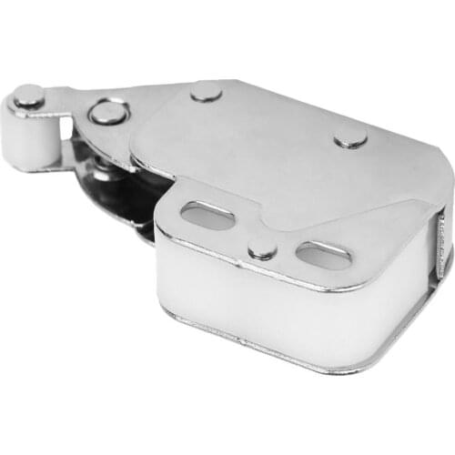 10Pcs Bounce Latch Lock Anti-Theft Touch Catch Locks for Cupboard Door Furniture Mini Push Cabinet Kitchen spring clip lock