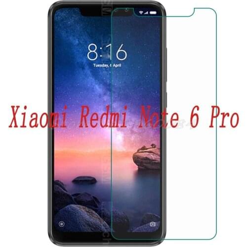 2PCS Smartphone 9H Tempered Glass for Xiaomi Redmi Note 6 Pro Protective Film Screen Protector cover phone