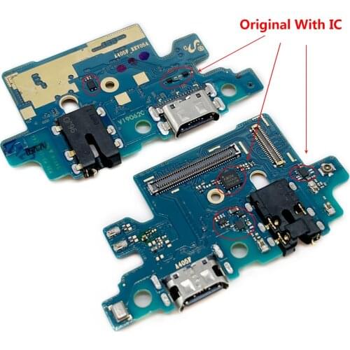 20Pcs/Lot, Original USB Charging Port Mic Microphone Dock Connector Board Flex Cable For Samsung A40 A405 A405 Repair Parts