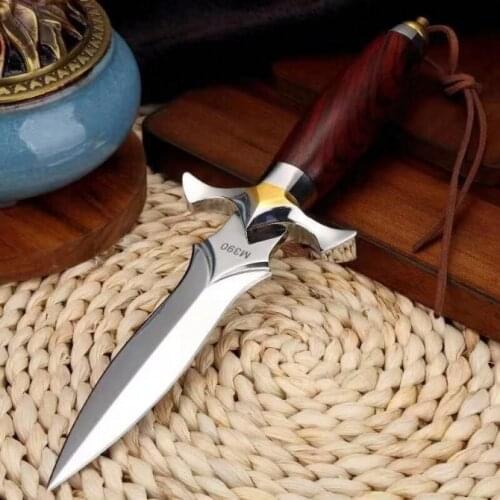 4 Models Damascus/M390 Steel Knife VG10 M390 Blade Sword Soya Excalibur Knife Portable Self-defense Survival Tactical Knife