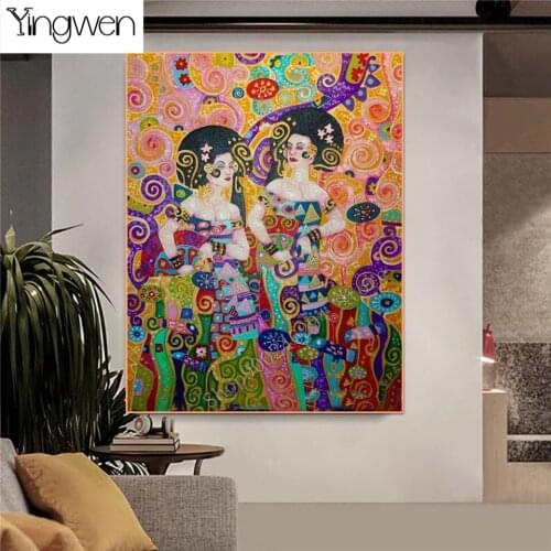 5D DIY Diamond Painting Gustav Klimt Art Full Embroidery Rhinestone Classical Cross Stitch Kits Mosaic Home Decoration Art Gift