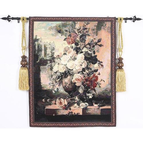 80x100cm Belgium Wall Hanging Tapestry 100% Cotton Jacquard No Deformation Medieval Art Home Decoration Painting Wall Hangings