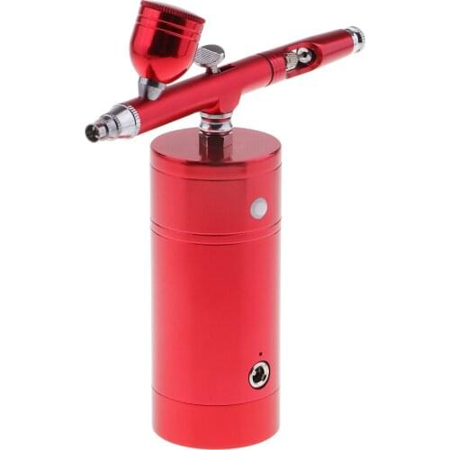 Dual Action Airbrush Air Compressor Kit Craft Cake Paint Arts Spray Set Garden Supplies