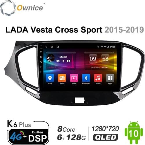 Ownice 2din Car Radio Android 10.0 Multimedia Video Player for LADA Vesta Cross Sport 2015-2019 Carplay GPS Navigation Octa Core