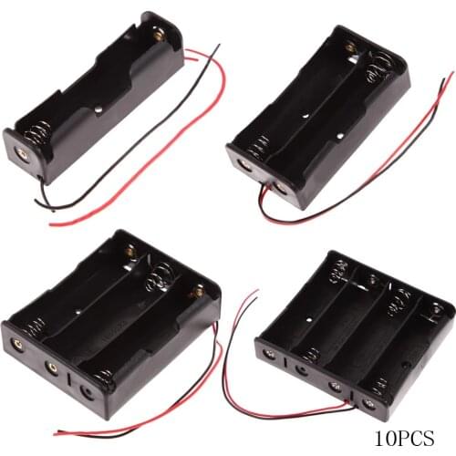 ALLOYSEED 18650 Power Bank Case 1X 2X 3X 4X 18650 Battery Holder Storage Box 1 2 3 4 Slot 18650 Rechargeable Batteries Container