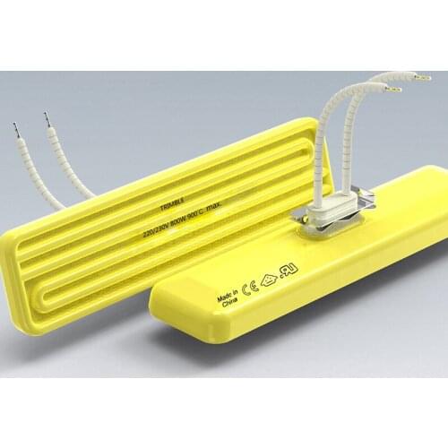 Customized Ceramic Heating Plate Imitates Imported Far Infrared Absorbing Machine Heating Brick BGA Special 120*120 Mm