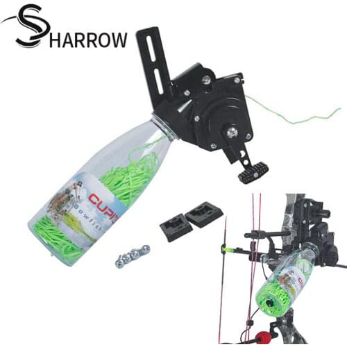 Archery Bowfishing Tool Fishing Rope Pot with 40m Rope Compound Recurve Bow Fishing Tackle Shooting Hunting Fishing Accessories