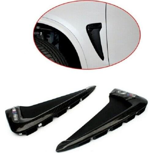 Carbon Fiber Fender Light Trim Cover Fit For BMW X Series X5 F15 X5M F85 2014 - UP Replacement & Add On
