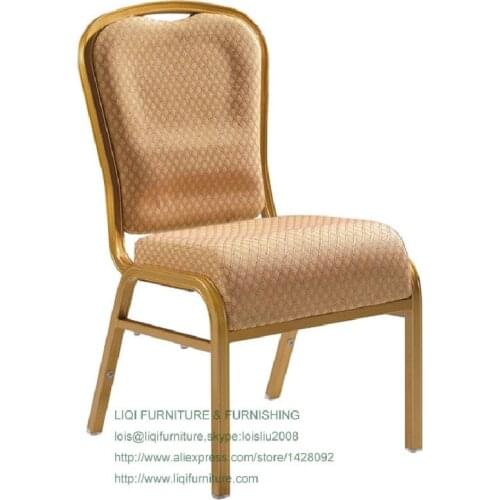 Wholesale quality strong gold aluminum vip hotel banquet chairs LQ-L13100A