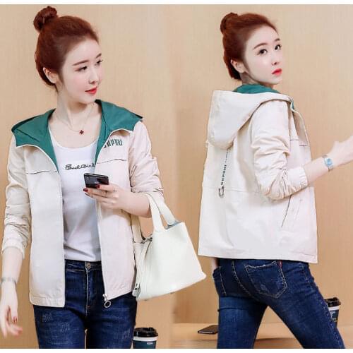 Autumn Winter woman coats Korean Loose Slim All-Match Blouse Short Jacket Women Long Sleeve Add Cotton Padded Hooded Outwear