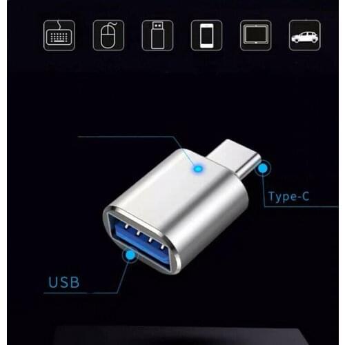 USB 3.1 to Type C Adapter USB-C Data Converter with Light Fast OTG Data Adapter For Mouse Keyboard Computer Phone U Disk