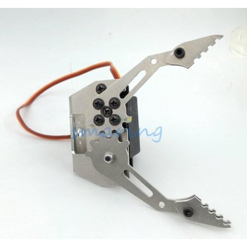 Full Metal Robotic Arm Gripper Claw Paw Clamp Robot Mechanical Claw For MG996R For DIY Robot Manipulator Toy