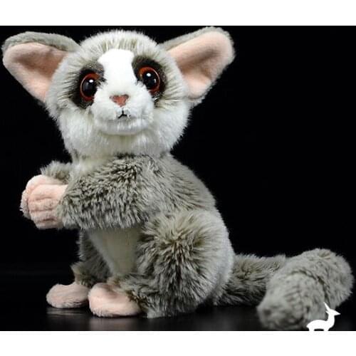 Lifelike toy Thick-tailed greater galago plush toy about 17cm monkey soft doll baby toy Christmas gift h1259