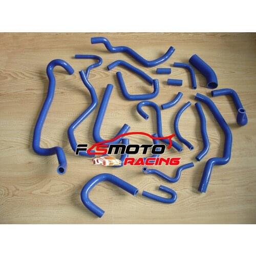 BLUE Silicone Radiator Hose For Nissan Silvia 180SX 200SX S13 CA18DET 1989 - 1994 22PCS 1990 1991 1992 1993