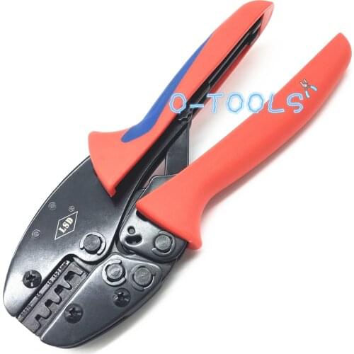 Ratchet crimping tool for open barrel terminals 27-13AWG pin non-insulated naked connector crimper tools plier S-03A
