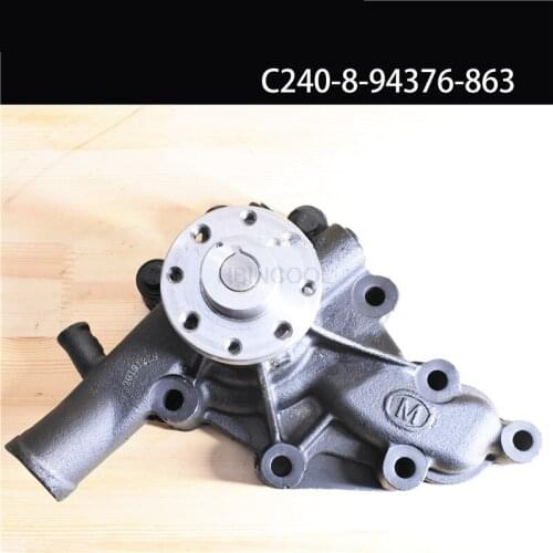 High-quality FORklift water pump C240894376863 engine cooling water pump assembly FOR Isuzu C240 FORklift Quality accessories