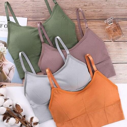 1pc Women Push Up Bra Tube Top Seamless Underwear Wireless Bralette Padded Active Bra Beauty Back Breathable Bra Camisole