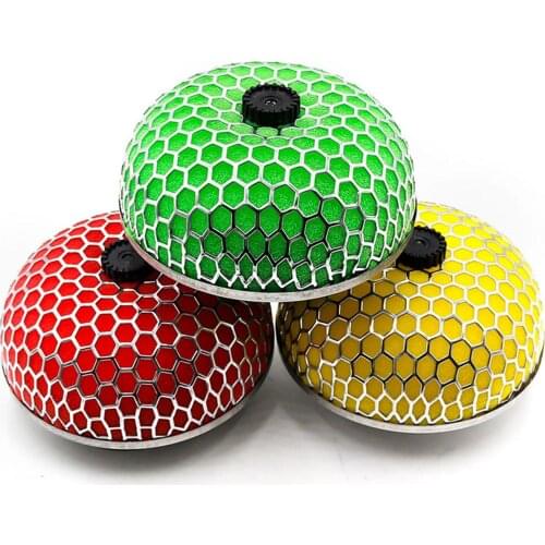 100mm Mushroom Head Universal Super Power Car High-flow Induction Air Filter High Performance Breathing Filter Car Accessories