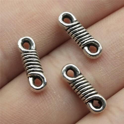 20pcs 14x4mm Twisted Rope Connector Jewelry Making For Bracelet Making Necklace Making