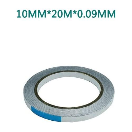 5pcs/lot BGA Aluminum adhesive Tape Heat Resistant High Temperature Polyimide tape 10mm*20m*0.09mm(thickness)