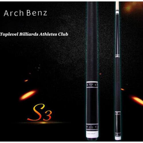 Arch Benz S3 High-end Pool Cue 1/2 Pool Cue Stick Kit 13 mm Tip 149cm Billiard Cue Pool Stick Kit Professional Billiard Supplies