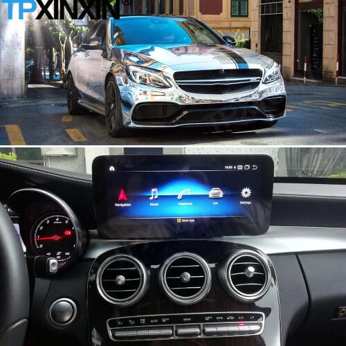 Car Radio Stereo Receiver Android 10 For Benz C-W205 GLC-X253 2015 2016 2017 2018 2019 V-W446 2016 2017 2018 2019 GPS Head Unit