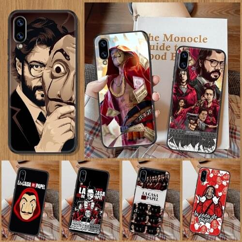 Money Heist House Paper TV Phone Case For Huawei Honor 6A 7A 7C 8A 8X 8 9 9X 10 10i 20 Lite Pro black pretty Etui trend prime