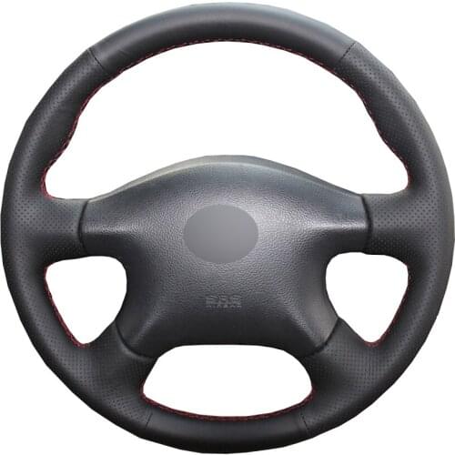 Black PU Faux Leather Steering Wheel Cover for Nissan Almera (N16) Pathfinder 2003-2006 Paladin 2004-2013 Infiniti M45 2003-2004
