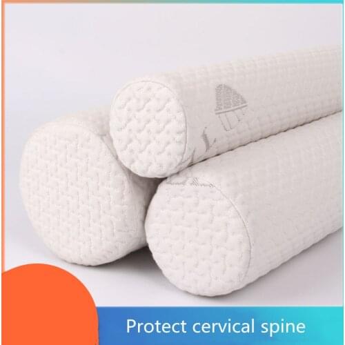 Cylindrical pillow with slow rebound memory cotton cylindrical core to repair cervical spine waist cylindrical pillow