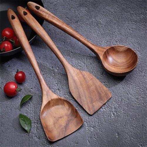 Wood Spatula Spoon Shovel for Cooking Black Walnut