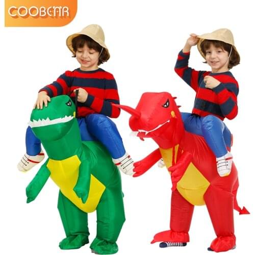 Children Inflatable Dinosaur Costume Party Cosplay Costumes Animal Birthday Gift For Kids Suit Boys Girls Halloween Costume