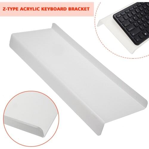 Ergonomic Computer Keyboard Riser Suitable For Household Keyboard Storage Clear Acrylic Stand Holder Display Rack