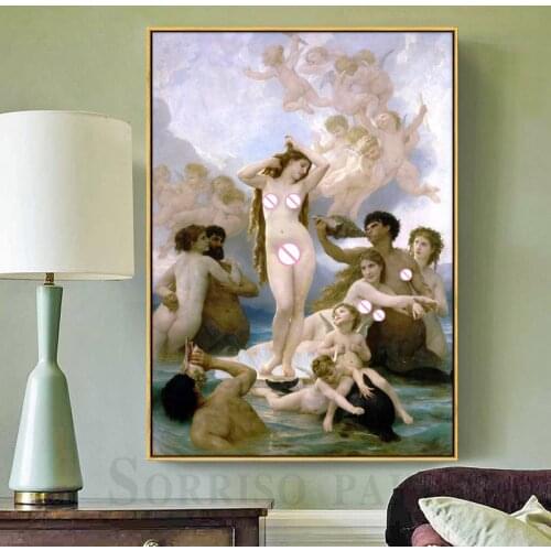 Europe Retro Angel Notre Dame Goddess Canvas Oil Painting Wall Art Pictures Home Hallway Decor Posters And Prints Living Room