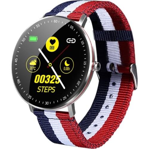 F19 Round Smart Watch Full Touch Screen Dynamic Intelligent Bracelet Heart Rate Blood Pressure Cycling Exercise Mode Switching